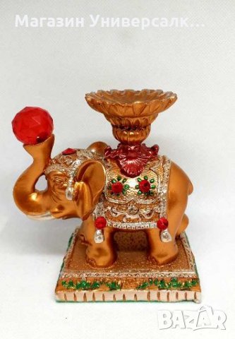 Слон, слонче Свещник, декорация, сувенир за подарък., снимка 2 - Декорация за дома - 27865069