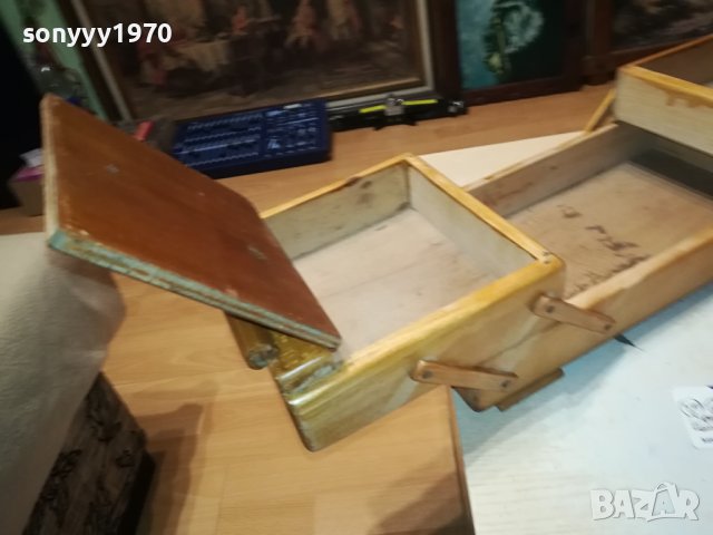 ДЪРВЕНА КУТИЯ ОТ ШВЕЦИЯ 2312231737LNWC, снимка 3 - Антикварни и старинни предмети - 43526597