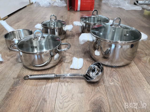 Комплект тенджери FISSLER -Germany, снимка 3 - Съдове за готвене - 51785647