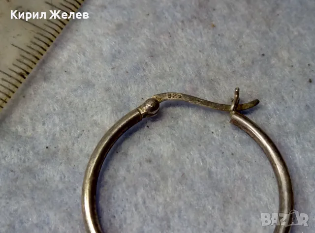 ВИНТИДЖ АРТ МОДЕЛ СРЕБЪРНА ОБЕЦА СРЕБРО 925 ИЗЯЩНА РЪЧНА ИЗРАБОТКА 49859, снимка 2 - Обеци - 49757725