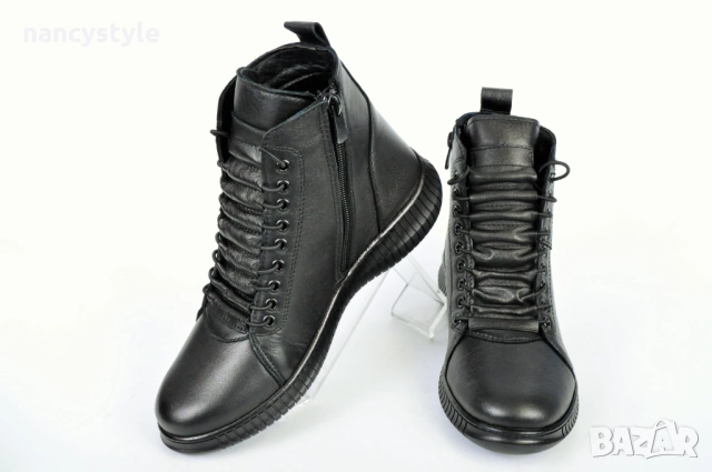 ЗИМА '24'25! Дамски боти от естествена кожа - Три цвята, снимка 11 - Дамски боти - 52154073