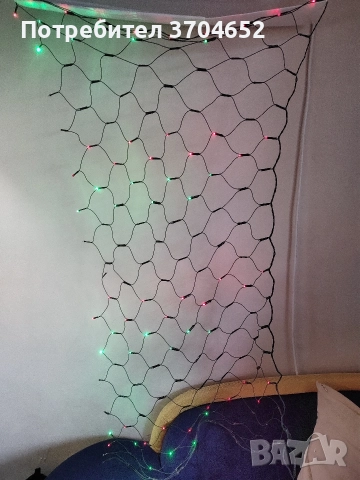 Светеща Коледна Завеса , снимка 3 - Лед осветление - 52565726