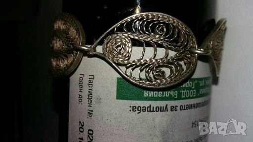 Посребрена гривна, снимка 7 - Гривни - 28413249