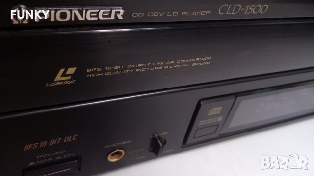 Pioneer CLD-1500 Laser Disc Player (1989), снимка 3 - Ресийвъри, усилватели, смесителни пултове - 26717230