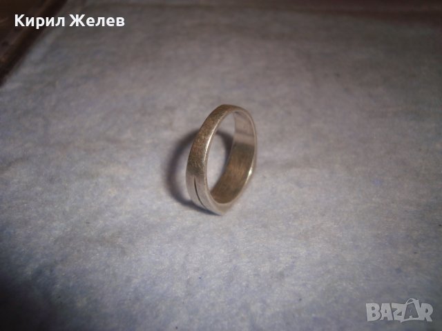 СТАР СТИЛИЗИРАН СРЕБЪРЕН РЕТРО АРТ ПРЪСТЕН СРЕБРО 925 РЪЧНА МАЙСТОРСКА ИЗРАБОТКА 32584, снимка 9 - Пръстени - 38382318