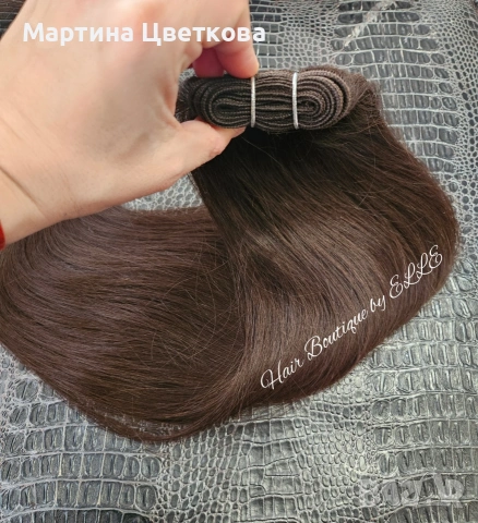 100 % Естествена РЕМИ коса, снимка 8 - Аксесоари за коса - 53598320