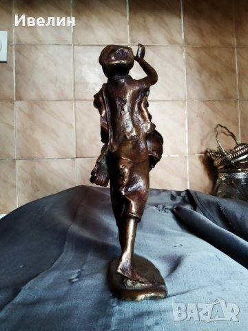 бронзова статуетка-дервиш, снимка 4 - Антикварни и старинни предмети - 26542501