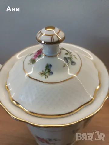 Порцеланов сервиз за кафе Limoges L. Bernardaud & C 1933, снимка 10 - Сервизи - 49691002