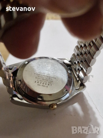 Цитизен citizen автомат позлатен и метал, снимка 4 - Мъжки - 53293457