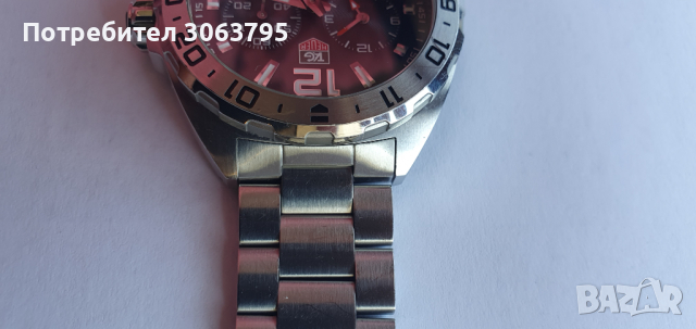 Продавам мъжки часовник Tag Heuer Formula 1, реф. WAZ111A.BA0875, кварц, каса 41, аларма, водоустойч, снимка 8 - Мъжки - 44890314