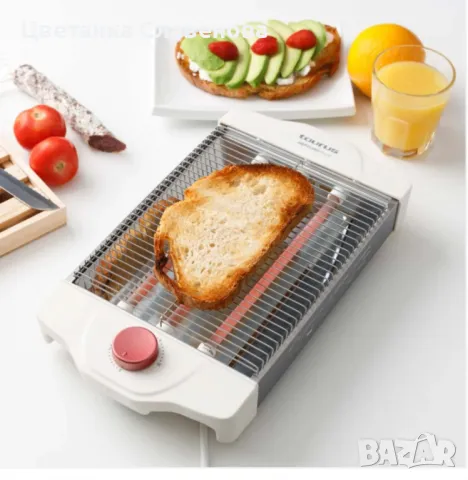 Хоризонтален тостер Taurus Neptuno Plus, 900W,повърхност 24 х 20 см, 3 кварцови съпротивления