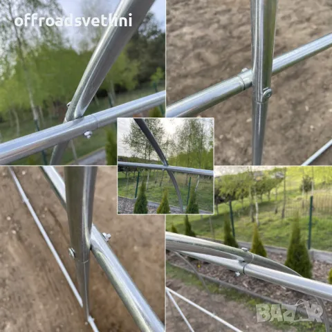 Оранжерия тунел, Тунелна оранжерия с размери 4х2.5х2 метра 10 квадрата, снимка 4 - Оранжерии - 49606497