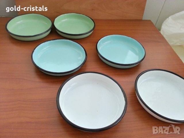   емайлирани купички чинии , снимка 5 - Антикварни и старинни предмети - 28364990