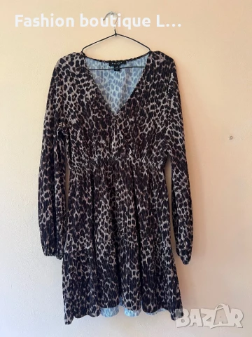 Тигрова рокля 38 размер с ластик в талията 🐅 