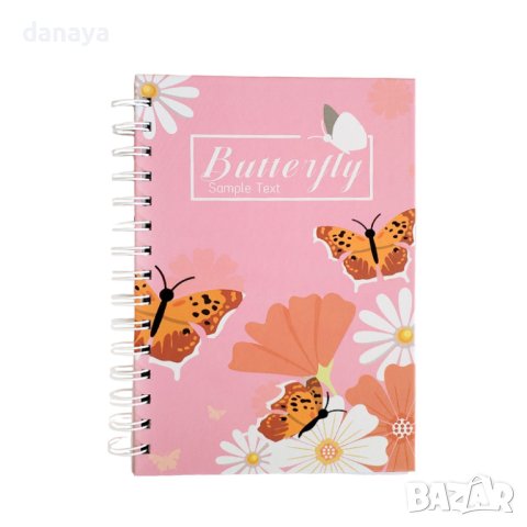 4453 Тетрадка Butterfly, С твърди корици, Широки редове, 95 листа, Офсет, снимка 3 - Ученически пособия, канцеларски материали - 44083436