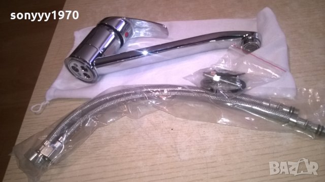 СМЕСИТЕЛ ЗА ПЛОТ ЗА МИВКА ЗА КУХНЯ ИЛИ ДР С ОТВОР, снимка 2 - Смесители - 27418911