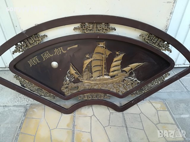 КОРАБ-ГОЛЯМА КАРТИНА 2805221714, снимка 2 - Антикварни и старинни предмети - 36903199