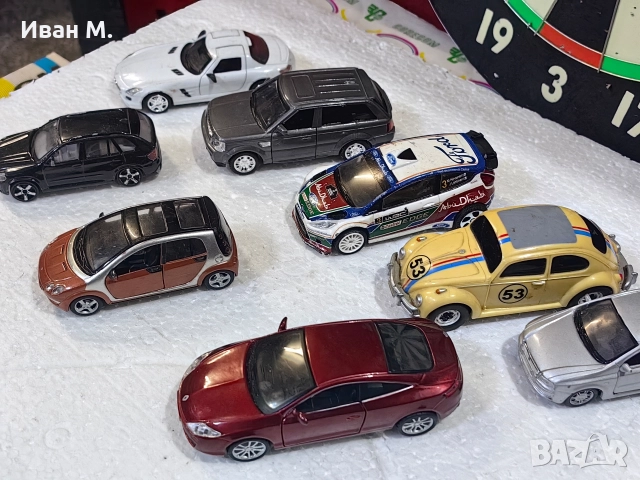 8 бр метални колички за 30 лв , снимка 5 - Коли, камиони, мотори, писти - 52826244