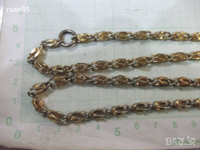Синджир имитационна бижутерия - 33 гр., снимка 2 - Колиета, медальони, синджири - 43077912