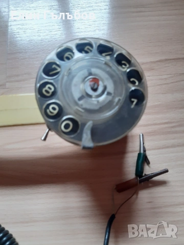 Телефон с шайба и крачета (тип крокодилчета) за захващане от АТЦ, снимка 4 - Антикварни и старинни предмети - 53096137