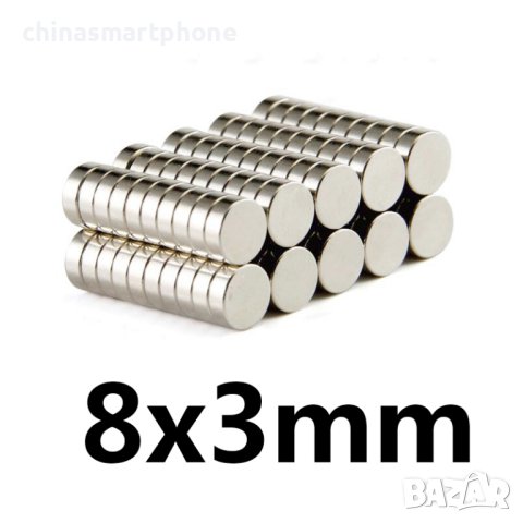 8x3mm неодимов МАГНИТ N52, Neodymium magnet NdFeB magnit, снимка 9 - Други машини и части - 40794152