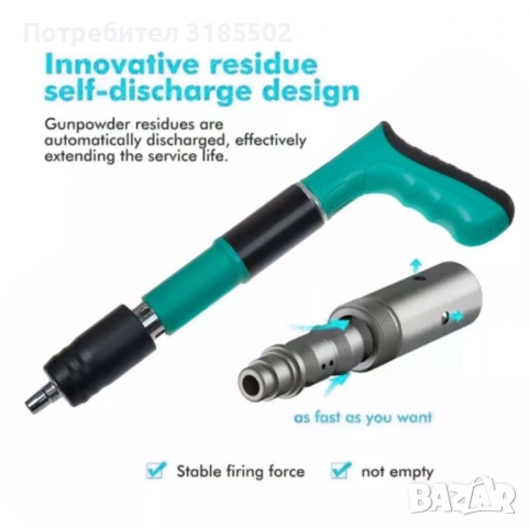 Професионален мини пистолет за пирони KraftRoyal – Сила, точност и надеждност в един инструмент, снимка 5 - Други инструменти - 51458075