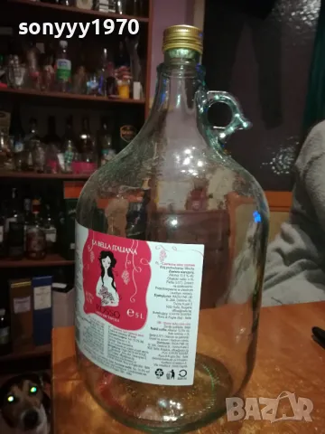 5L-ДАМАДЖАНА//СТЪКЛЕНО ПРАЗНО ШИШЕ ЗА РАКИЯ 0204251513, снимка 12 - Колекции - 49739964