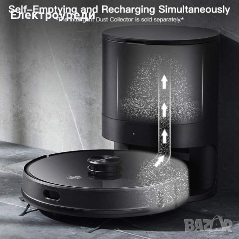 Proscenic M7 PRO робот прахосмукачка с лазерна навигация + станция  зареждане и изпразване на боклук, снимка 2 - Прахосмукачки - 43004852