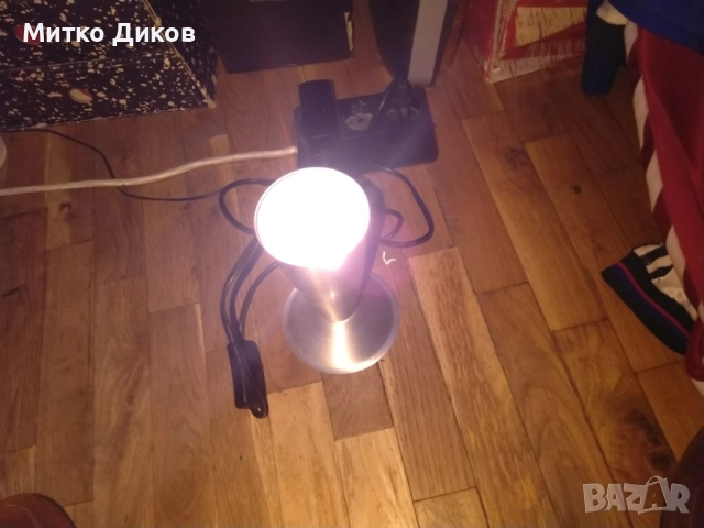 НАСТОЛНА АЛУМИНИЕВА ЛАМПА-Н-17см Х11 см Rabalux нова, снимка 2 - Други стоки за дома - 52840396