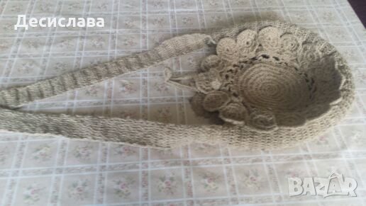 Чанта от канап ръчна изработка 