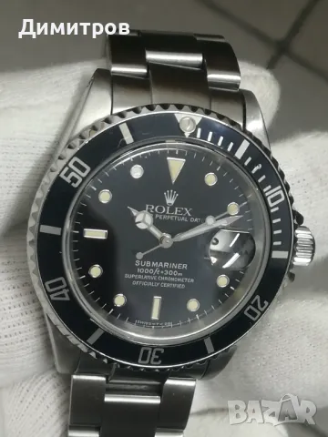 Rolex SUBMARINER Date Oyster Perpetual, кутия+документи, 16610, снимка 3 - Мъжки - 49404313