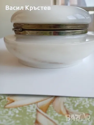 Мраморна кутия за бижута, - Сувенири от Абанос - ЮАР, Ваза, - Етнографска гривна, - Кензан за цветя, снимка 3 - Антикварни и старинни предмети - 50113470