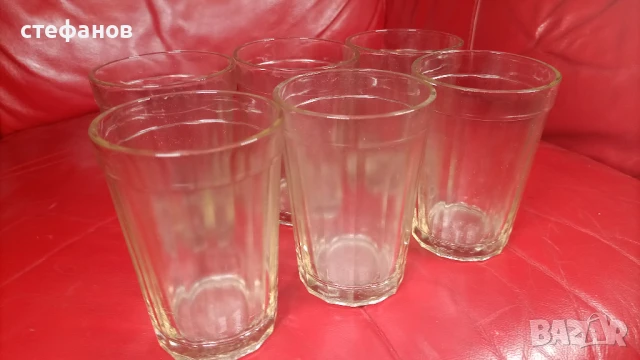 Руски дебелостенни стакани за чай, снимка 3 - Чаши - 50691184