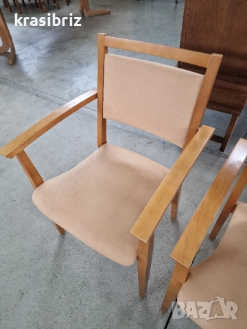 Масивни Столове с Подлакътници-5 бр.-внос от Германия!ОБЯВЕНАТА ЦЕНА Е ЗА БРОЙ!, снимка 7 - Столове - 52195940