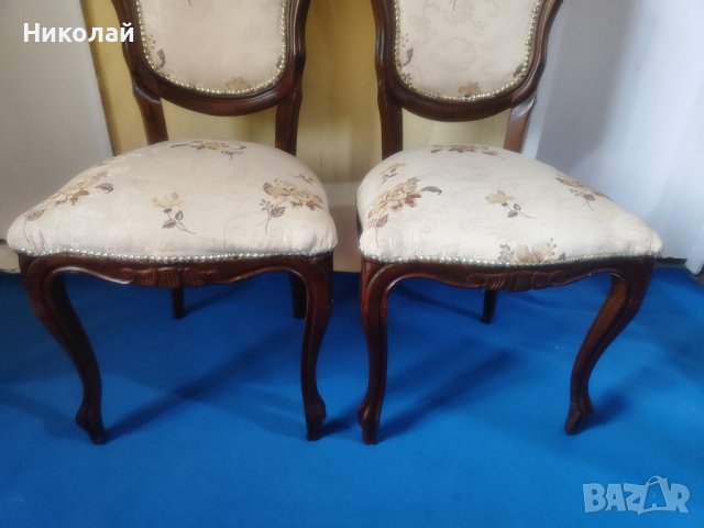 Много красиви 2 броя Барокови столове, снимка 6 - Столове - 42956503