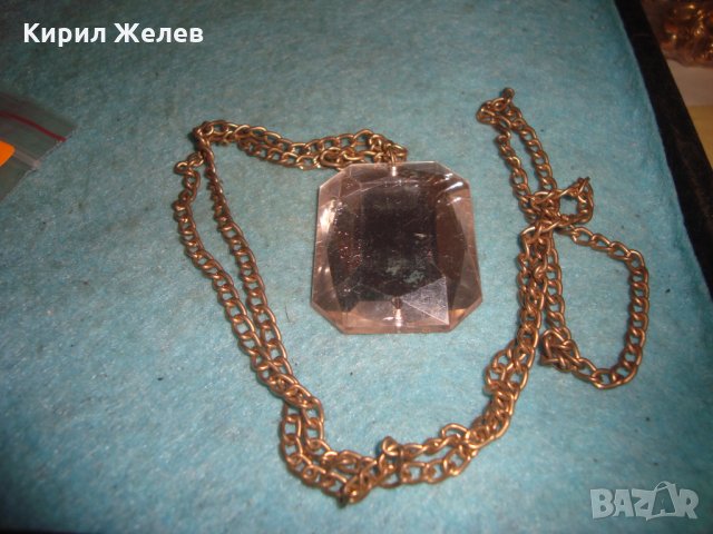 РЕТРО ВИНТИДЖ БОЖУ АРТ НУВО МЕДАЛЬОН 7554, снимка 4 - Колиета, медальони, синджири - 35319528