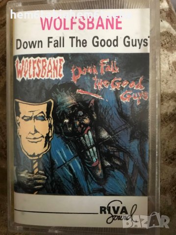 РЯДКА КАСЕТКА - WOLFSBANE - Down Fall the Good Guys - Riva Sound, снимка 1