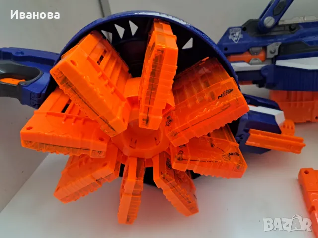 Бластер с батерии  : Nerf Gun N-Strike Elite Hail Fire, снимка 2 - Други - 49517743