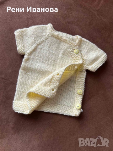 Плетени дрешки за момиче, снимка 5 - Комплекти за бебе - 52306974