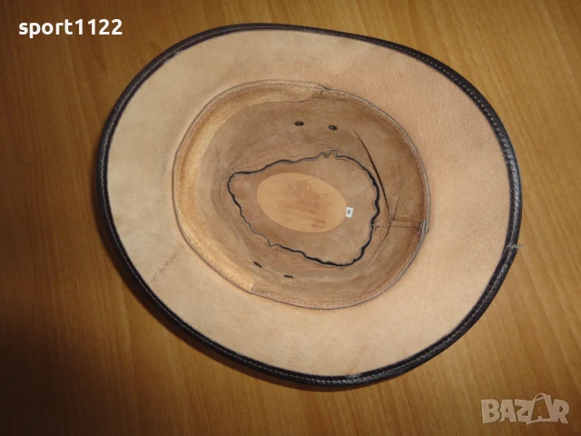 Немска уестърн шапка/естествена кожа, снимка 4 - Шапки - 51405614