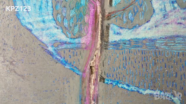 КАРТИНА АБСТРАКЦИЯ смесена ТЕХНИКА, снимка 4 - Картини - 29074992