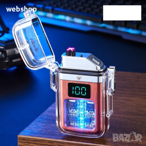 Уникална USB акумулаторна запалка, ветроустойчива, водоустойчива, електрическа, плазмена, снимка 10 - Друга електроника - 43682303