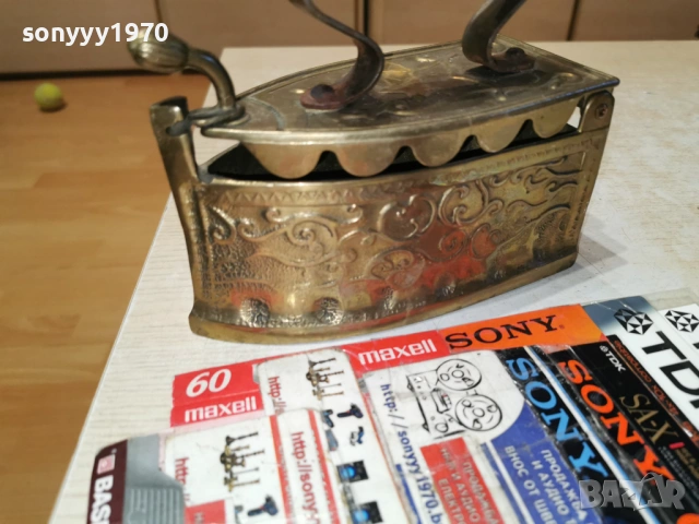 СТАРА ЮТИЯ-МЕД/МЕСИНГ-ВНОС SWISS 1701261836, снимка 8 - Антикварни и старинни предмети - 53134311