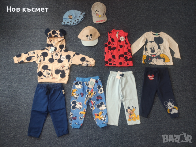 Нови детски дрехи 86см, с етикет, Мики Маус , снимка 6 - Детски комплекти - 53215503