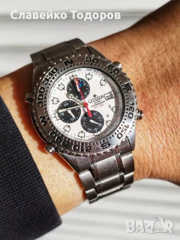 Citizen Promaster Panda Chronograph 90's, снимка 9 - Мъжки - 48555460