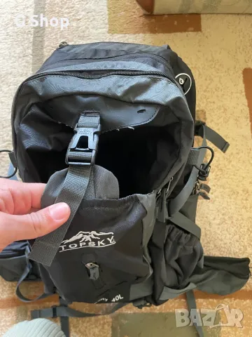 Туристическа раница къмпинг 40 литра 40L, снимка 6 - Раници - 49773102