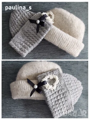 Топла пухкава ушанка с поларена подплата , снимка 4 - Шапки - 35511933