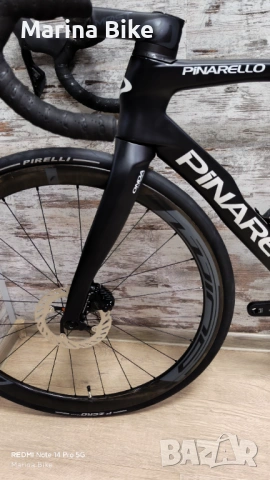Карбонов шосеен велосипед Pinarello Prince TiCR Disc 105 Di2 Fulcrum Wind| 51.5, снимка 11 - Велосипеди - 53167336