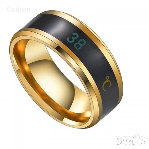 Уникално стилен пръстен термометър Smart Ring НАЛИЧНО!!!, снимка 2 - Пръстени - 37825422