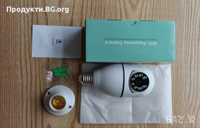 Куполна камера тип крушка 2MP Full HD 360°, снимка 10 - HD камери - 51373598